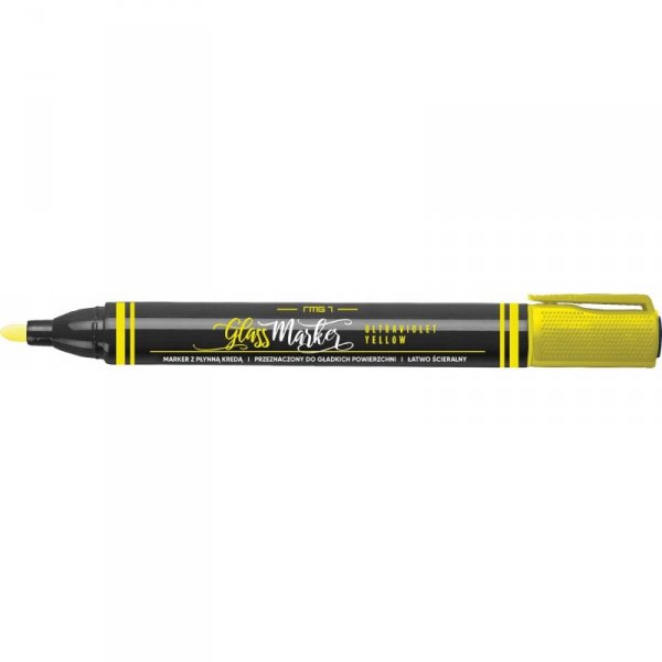Marker kredowy do szkła RMG-1/G żółty UV GLASS MARKER 463-008 RYSTOR