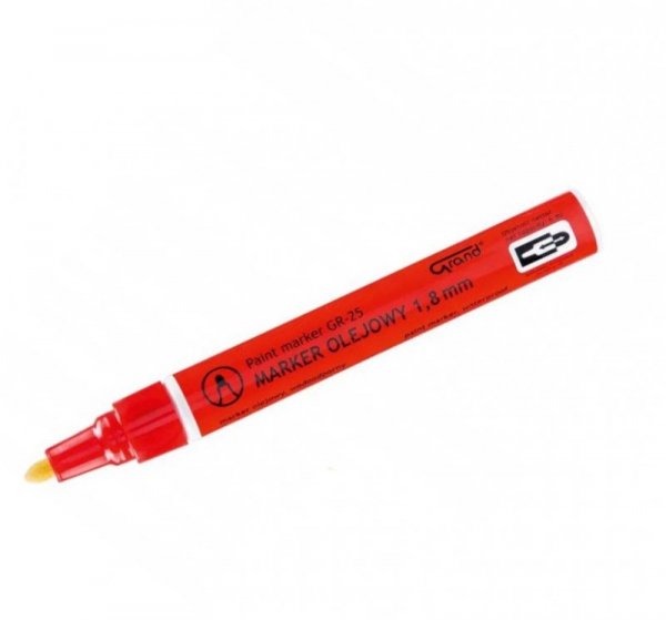 Marker olejowy GR-25 czerwony GRAND