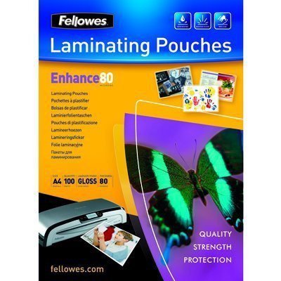 Folia do laminowania A4 80mic FELLOWES (100) 5306114