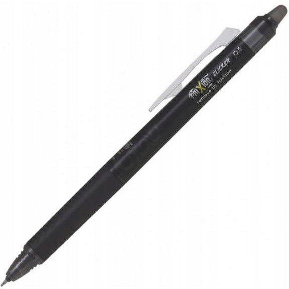 Pióro kulkowe Pilot clicker Frixion 0,5mm czarne BLRT-FR5-B