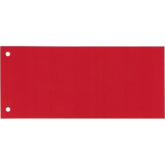 Przekładki kartonowe 1/3 A4 (100) czerwone (separatory) 624446 ESSELTE