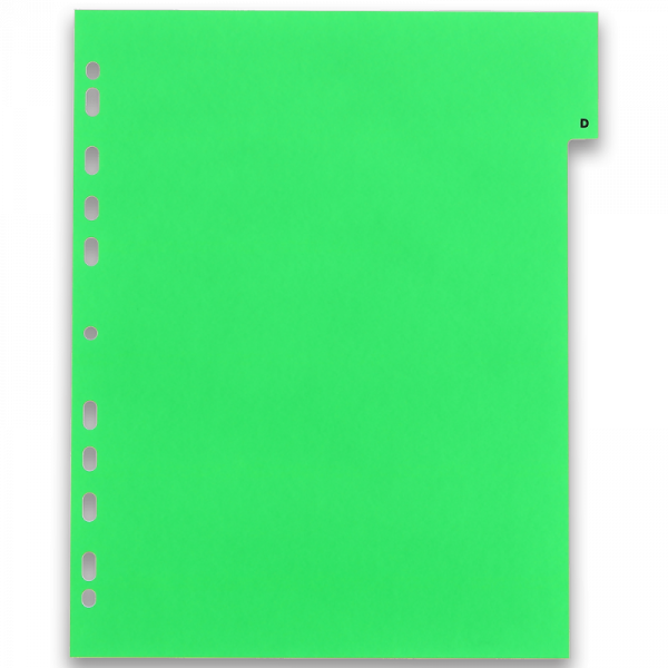 Przekładki A4 MAXI A-Z kolor PP alfabetyczne 100204733 OXFORD