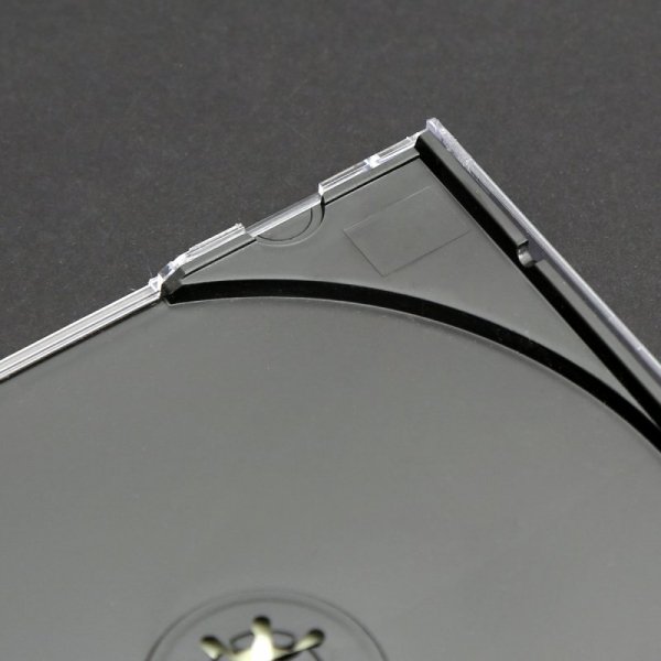 Pudełko na płytę CD jewel 10,4mm czarna taca (10szt) NATUNA (56928)
