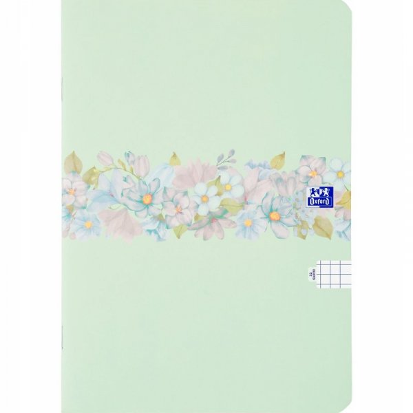 Zeszyt A5 32k kratka margines FLOWERS 400181449 OXFORD