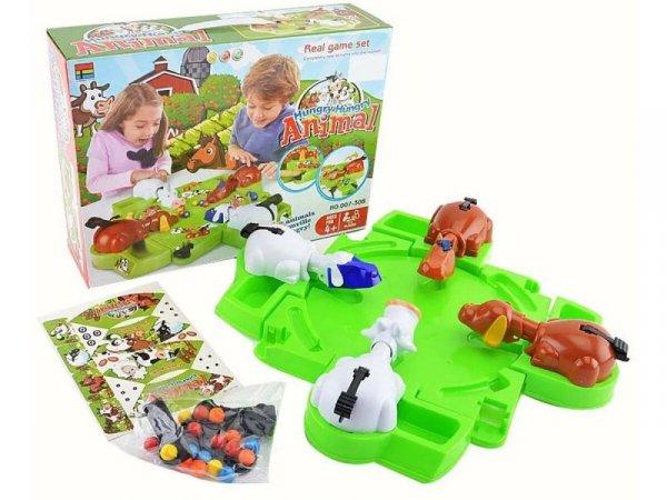 Gra Planszowa &quot;Hungry animal&quot; Głodne Zwierzęta Zwierzątka Farma Jak Hipcie Żabki