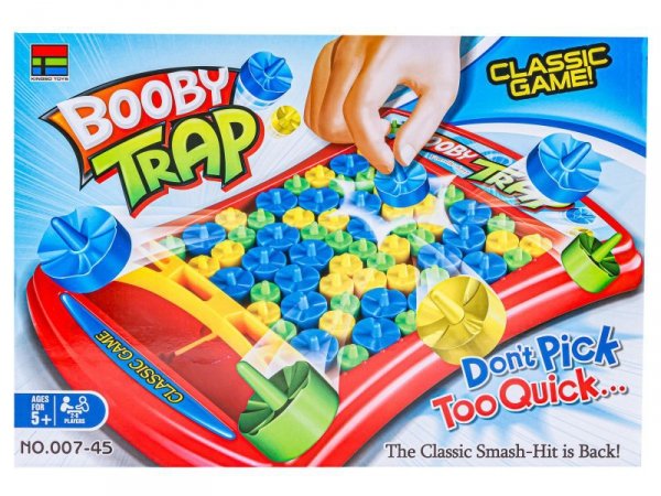 Zabawna Gra Zręcznościowa PUŁAPKA ZBIJAK &quot;Booby Trap&quot; Pionki