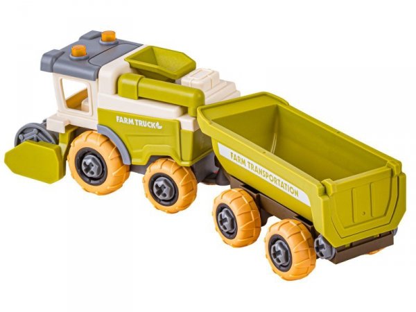 Farma Traktor Kombajn Do Skręcania Gospodarstwo Rolne Zestaw Majsterkowicza Rolnika Zwierzęta Wkrętarka