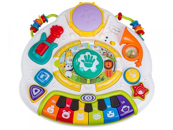 Multifunkcyjny Edukacyjny Muzyczny Stolik Dla Dzieci Pianinko Mikrofon