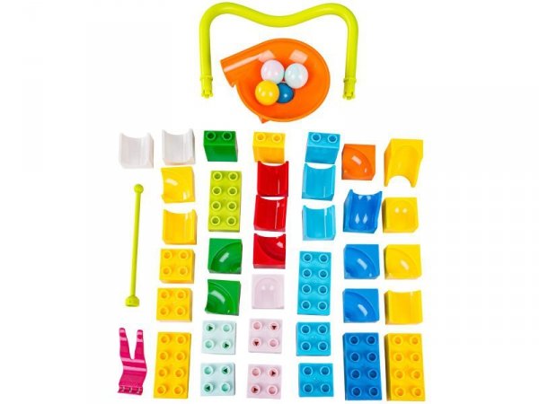 Multifunkcyjny Edukacyjny Stolik 2w1 Pianinko Ciuchcia Mikrofon Klocki Bluetooth Akumulator