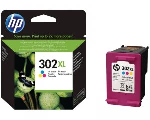 HP Tusz nr 302XL F6U67AE color 8ml 330str