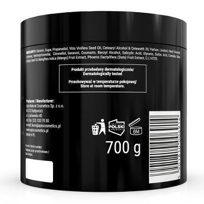 Apis Rose Madame, Oczyszczający peeling do ciała, dłoni i stóp,700 g