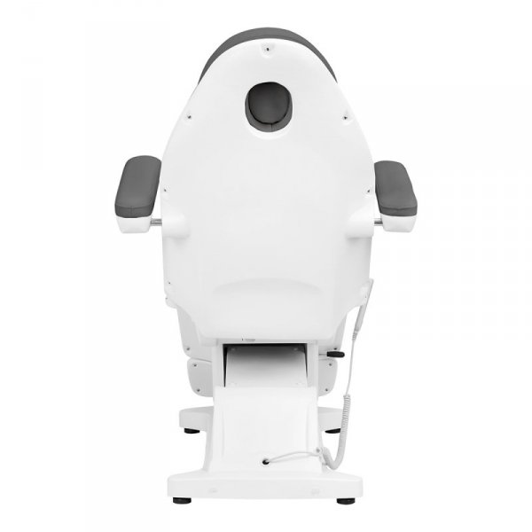 Fotel kosmetyczny elektryczny Sillon Basic 3 siln. szary 2 gat.