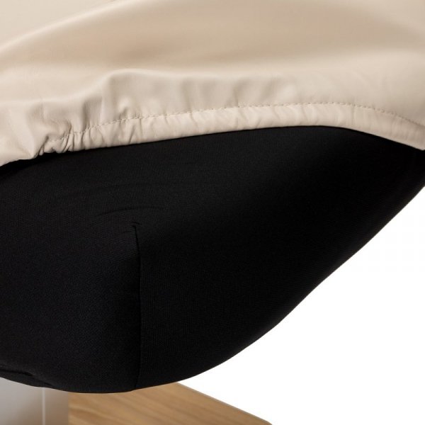 Leżanka SPA Sillon Comfort kremowa z jasnobrązową podstawą