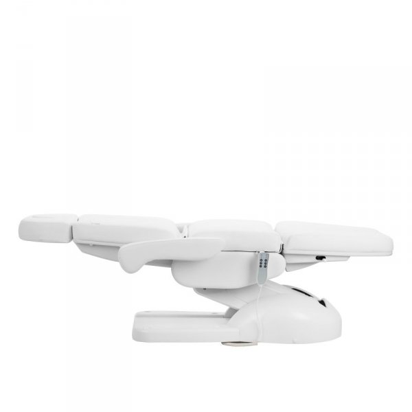 Fotel kosmetyczny elektr. Azzurro Lux 3m pedi biały