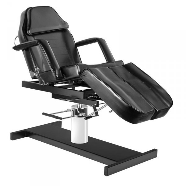 Fotel kosmetyczny hydrauliczny A-210C PEDI - czarny