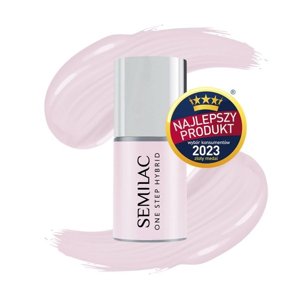 Semilac Lakier hybrydowy One Step S253 Natural Pink 5 ml