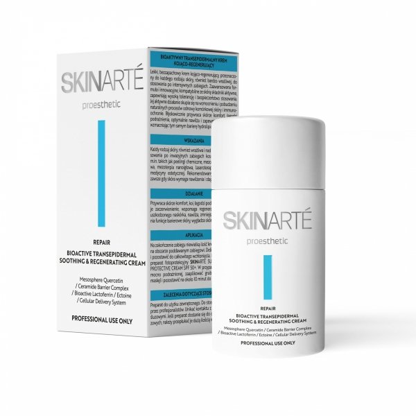 SkinArté Bioaktywny transepidermalny krem kojąco-regenerujący 75ml