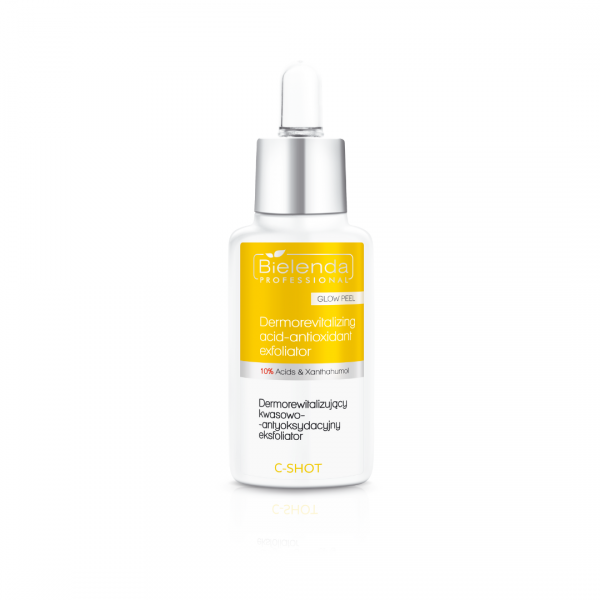 Bielenda C-SHOT Dermorewitalizujący kwasowo-antyoksydacyjny eksfoliator 10% glow peel 30ml