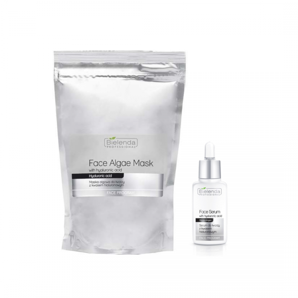 Bielenda DUET maska algowa + serum z kwasem hialuronowym