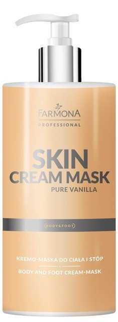 Farmona Skin Cream Mask Pure Vanilla - Kremo-Maska do Ciała i Stóp 500g