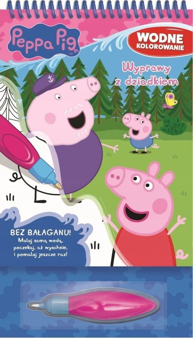 Swinka Peppa Wodne Kolorowanie 4 Wyprawy Z Dziadkiem