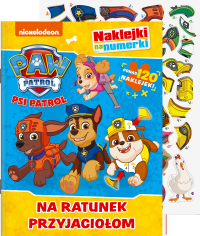 Psi Patrol Naklejki na numerki 5 Na ratunek przyjaciołom 