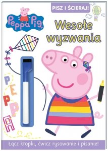 Świnka Peppa Pisz i ścieraj! 8 Wesołe wyzwania