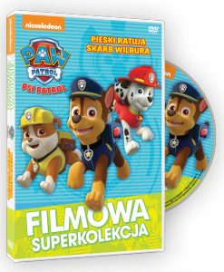 Filmowa Superkolekcja Psi Patrol Pieski ratują skarb Wilbura DVD