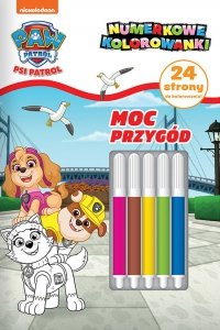 Psi Patrol Numerkowe kolorowanki 8 Moc przygód