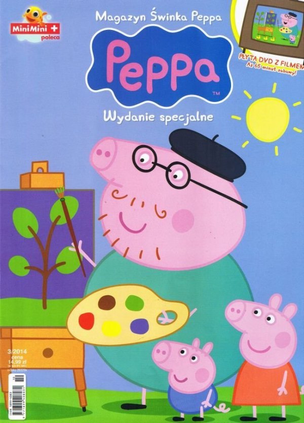 Świnka Peppa magazyn Wydanie specjalne z DVD Malowanie (3/2014)