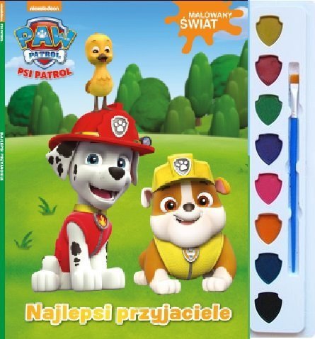 Psi Patrol Malowany świat 2 Najlepsi przyjaciele (z farbkami)