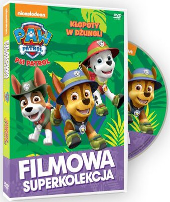 Filmowa Superkolekcja Psi Patrol Kłopoty w dżungli DVD