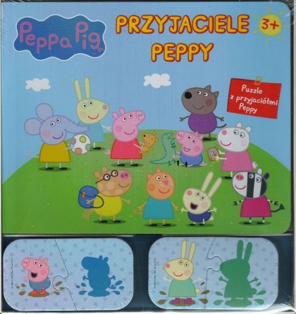 OUTLET Świnka Peppa Przyjaciele Peppy (16 puzzli ze zwierzątkami)
