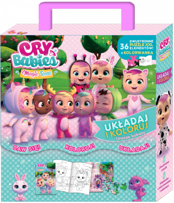 Cry Babies Magic Tears Układaj i koloruj 1