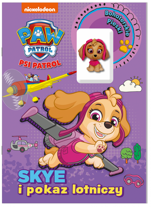 Psi Patrol Bohaterskie pieski 2 Skye i pokaz lotniczy PSGW2