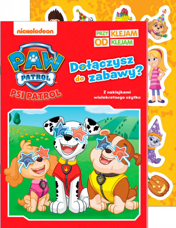 Psi Patrol Przyklejam odklejam 5 Dołączysz do zabawy?