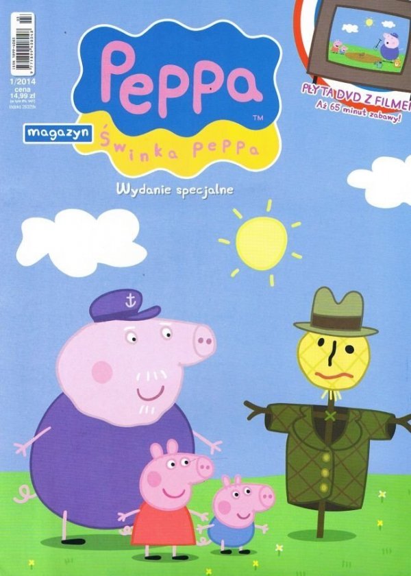 Świnka Peppa magazyn Wydanie specjalne z DVD Strach na wróble (1/2014)