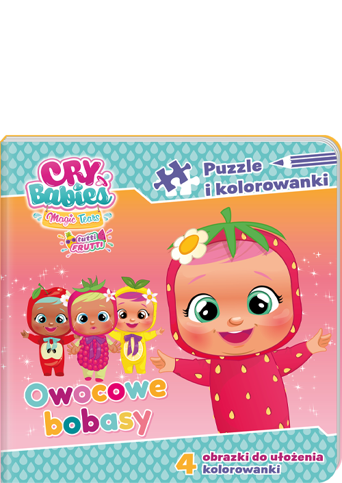 Cry Babies Magic Tears Puzzle i kolorowanki 1 Owocowe bobasy