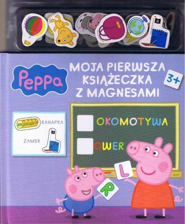 Świnka Peppa Moja pierwsza książka z magnesami