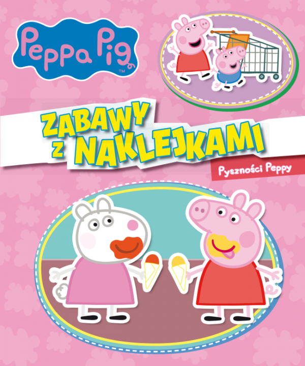 Świnka Peppa Zabawy z naklejkami 6 Pyszności Peppy
