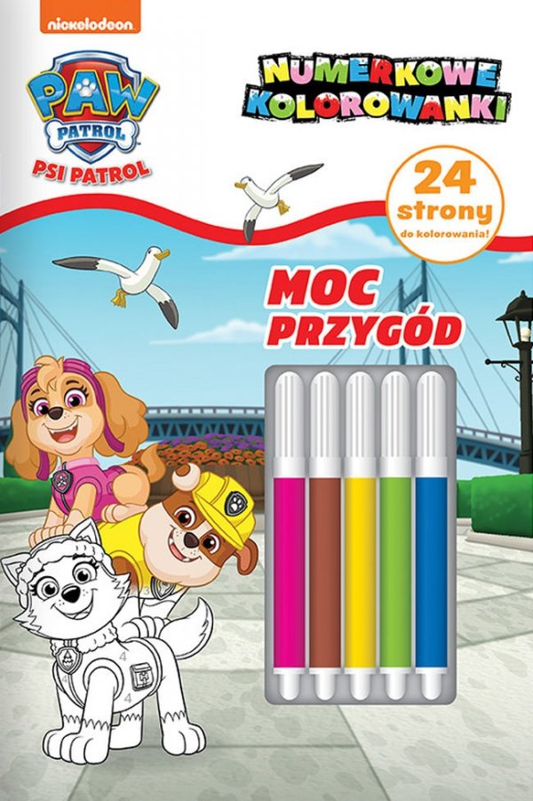 Psi Patrol Numerkowe kolorowanki 8 Moc przygód
