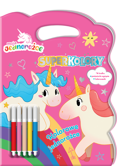 Moje Jednorożce Superkolory 1 Kolorowe jednorożce