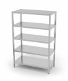 Regał magazynowy, 5 półek pełnych 900 x 400 x 1800 mm POLGAST 335094 335094