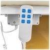  Fotel kosmetyczny - elektryczny - 3 silniki - 300 W - 190 x 65 x 60 - 76 cm - 200 kg - kremowy / złoty  Physa 10040877 PHYSA VITERBO CREAM