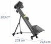 Podajnik ślimakowy - 1,4 m - 1000 kg/h - 1400 obr./min - stal węglowa Wiesenfield 10280609 WIE-SC-100