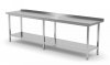 Stół przyścienny z półką 2800 x 700 x 850 mm POLGAST 103287-6 103287-6