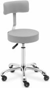 Krzesło kosmetyczne 540-720mm PHYSA 10040608 WELLS LIGHT GRAY
