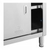Stół roboczy z szafką - rant - 180 x 70 cm - 600 kg ROYAL CATERING 10011674 RCSSCB-180X70-E-B