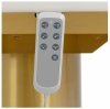 Fotel kosmetyczny - elektryczny - podgrzewany - 3 silniki - 300 W - 195 x 60 x 62 - 82 cm - 200 kg - biały / złoty Physa 10040821 PHYSA VARESE WHITE 