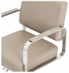 Fotel fryzjerski z podnóżkiem - 50 - 66 cm - 200 kg - beżowy / srebrny Physa 10040889 PHYSA OTLEY BEIGE_SILVER
